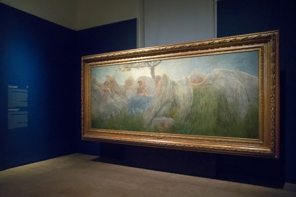 Una sala della mostra Stati d'animo. Arte e psiche tra Previati e Boccioni
