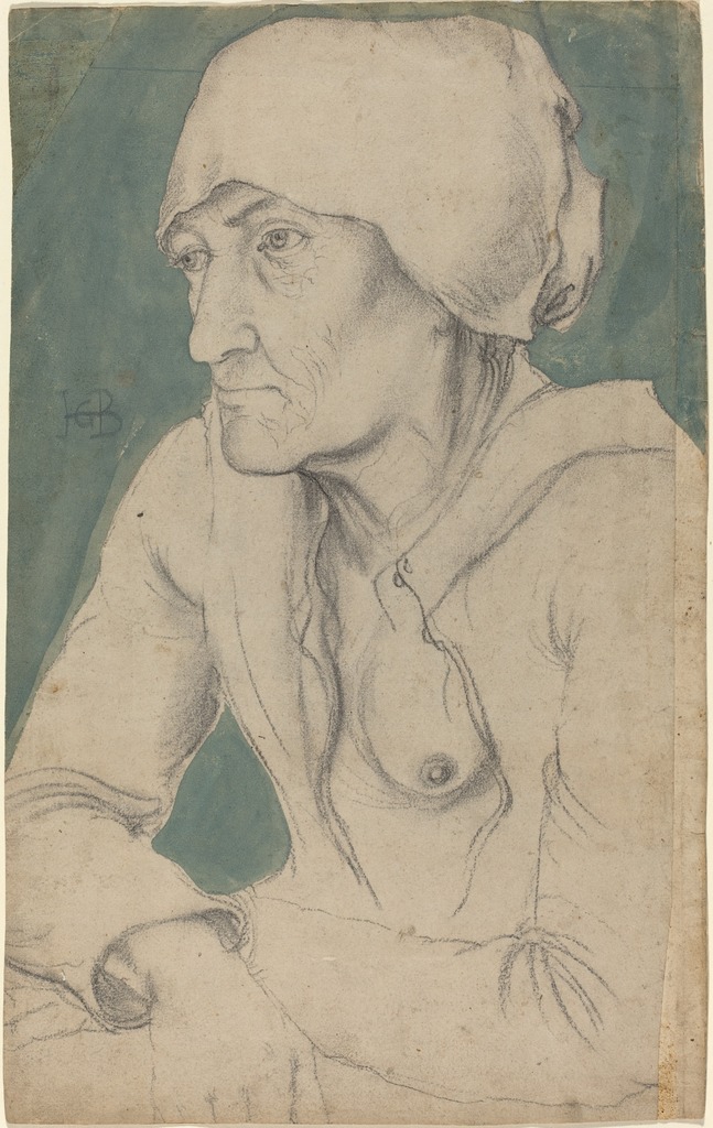 Hans Baldung Grien, Ritratto di vecchia
