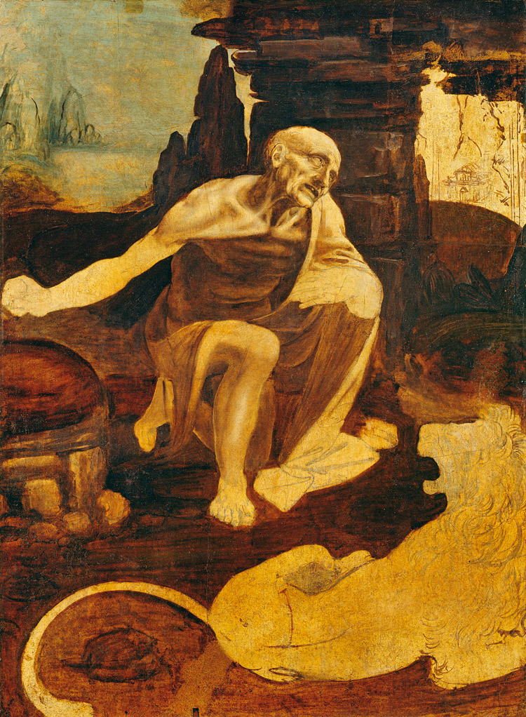 Leonardo da Vinci, San Girolamo nel deserto
