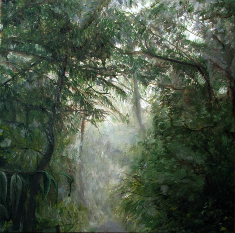 Antonio Bardino, Senza titolo (2013; olio su tela, 30 x 30 cm)
