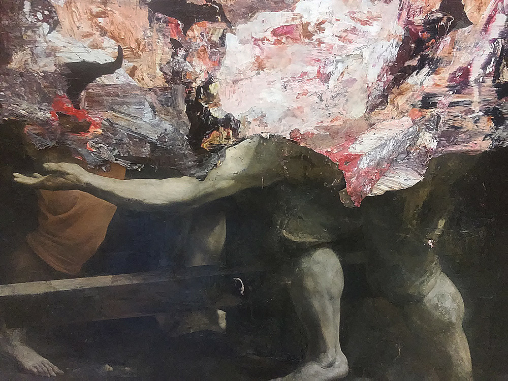 Nicola Samorì, San Pietro all'inferno, dettaglio
