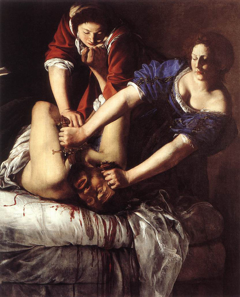 Artemisia Gentileschi, Giuditta decapita Oloferne
 Artemisia Gentileschi, Giuditta decapita Oloferne
