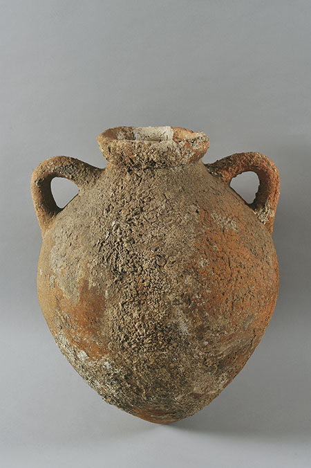 Manifattura etrusca, Anfora vinaria (fine VI - inizi V secolo a.C.; ceramica; Firenze, Museo Archeologico Nazionale)