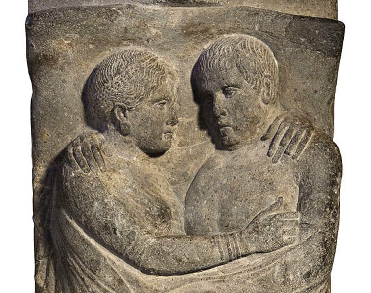 Dettaglio del sarcofago di Arnth Tetnies e Ramtha Vishnai
