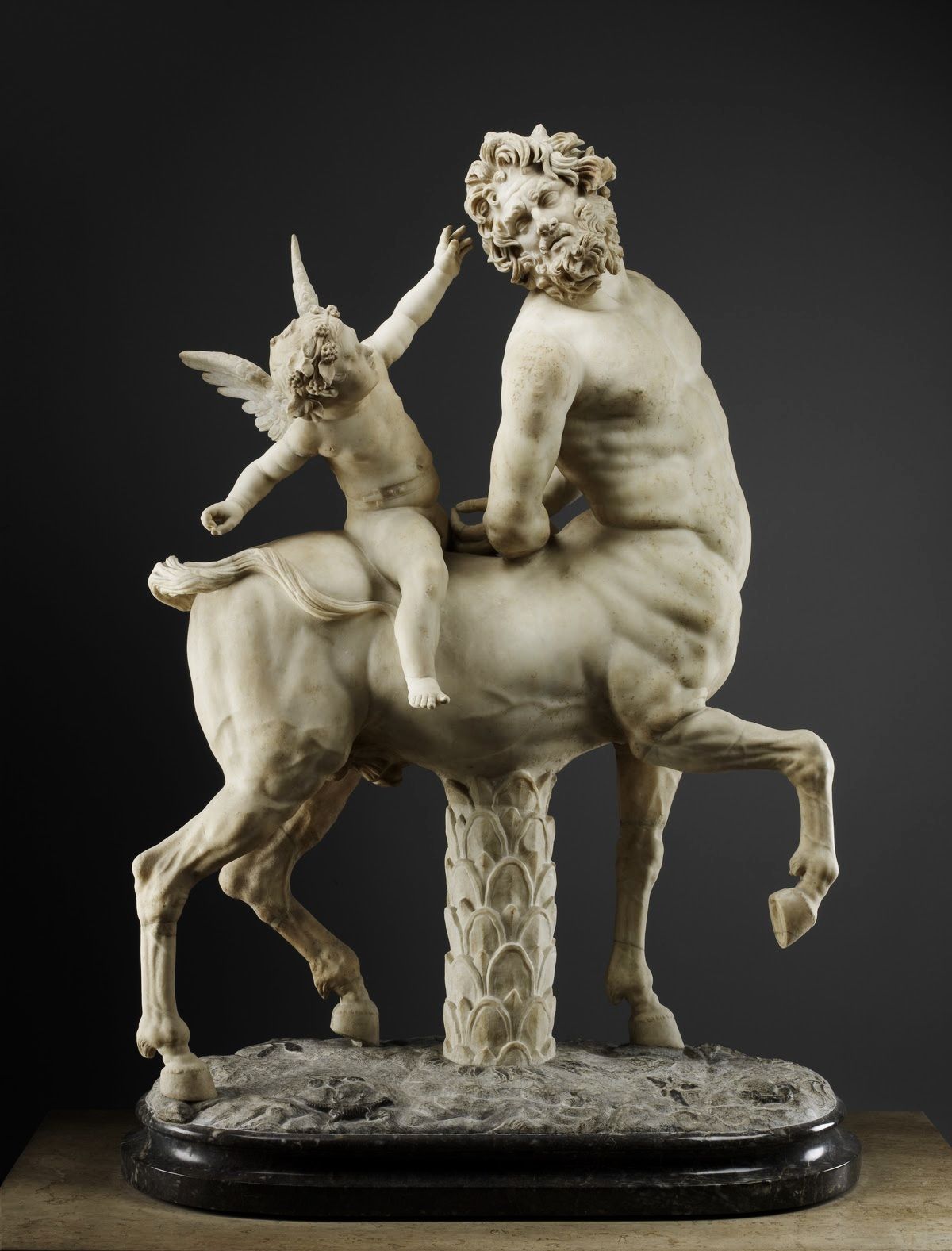 Arte romana, Centauro cavalcato da Amore (I - II sec. d.C.; marmo, 147 x 107 x 52 cm; Parigi, Louvre