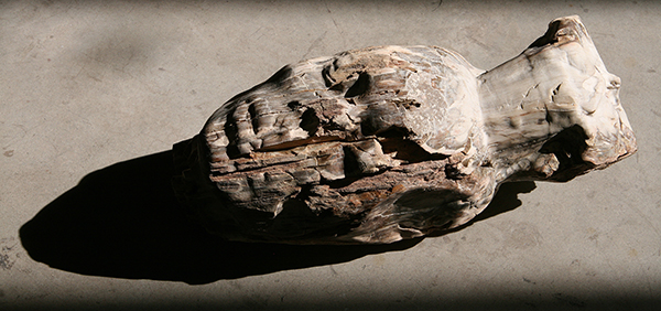 Nicola Samorì, Senza titolo (2016; legno fossilizzato, 45 x 20 x 17 cm. Courtesy Monitor Gallery, Roma) Nicola Samorì, Senza titolo (2016; legno fossilizzato, 45 x 20 x 17 cm. Courtesy Monitor Gallery, Roma)