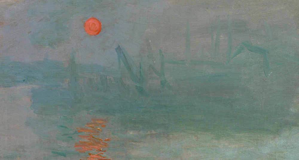 Claude Monet, Impression: soleil levant, dettaglio