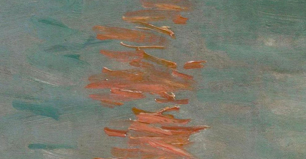Claude Monet, Impression: soleil levant, dettaglio