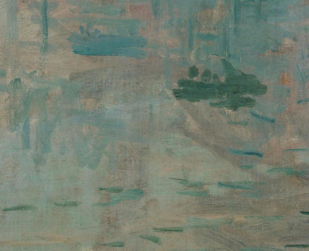 Claude Monet, Impression: soleil levant, dettaglio