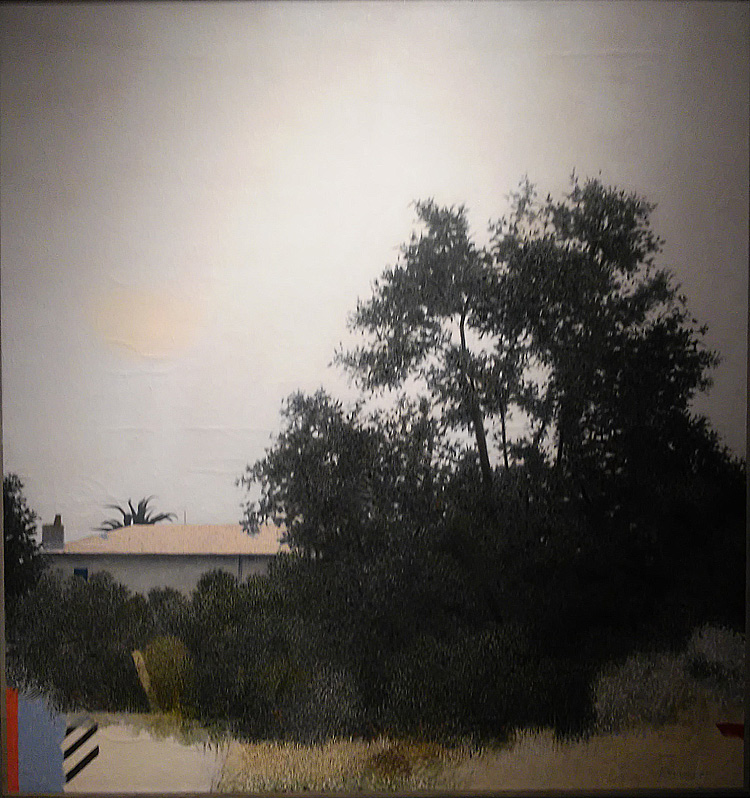 Gianfranco Ferroni, Albero (1972; olio su tela, 110 x 84 cm; Bergamo, Collezione Ceribelli)
