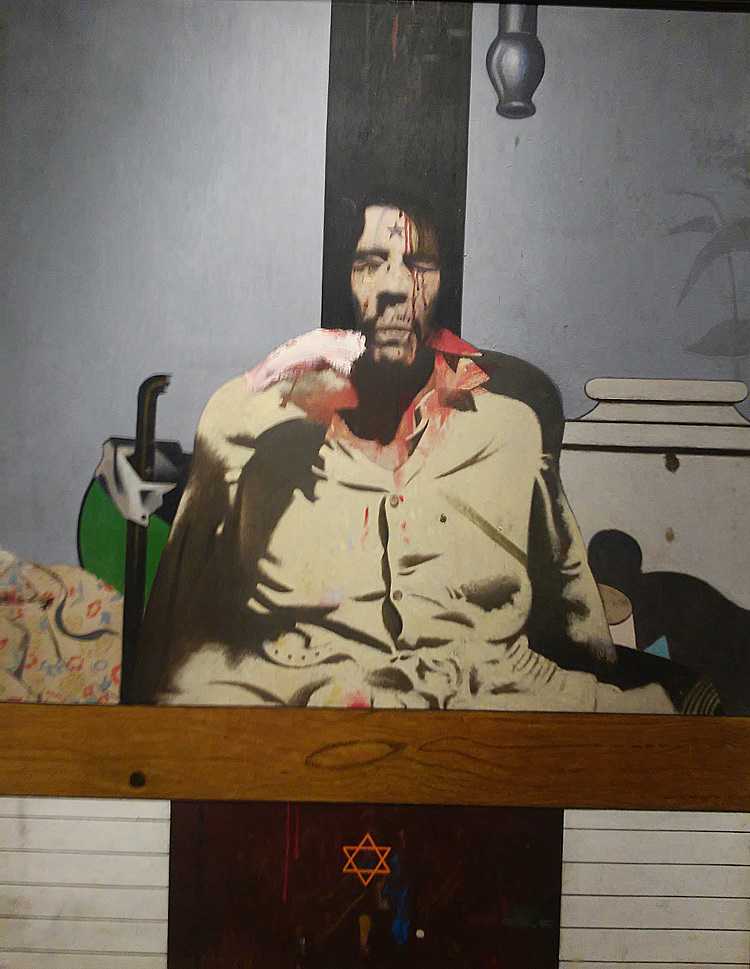 Gianfranco Ferroni, Arabo ferito (1967; olio su tela, 136 x 113 cm; Collezione privata, Courtesy Montrasio Arte)
