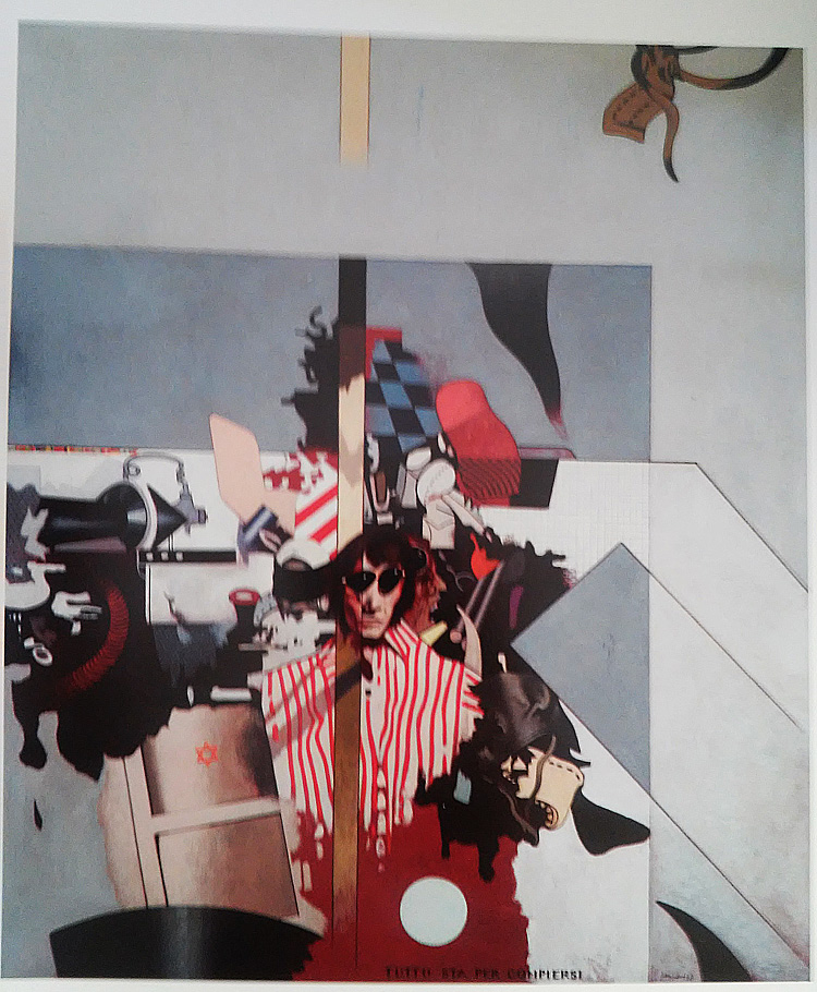 Gianfranco Ferroni,  Tutto sta per compiersi (1967; olio su tela, 165 x 140 cm; Milano, Collezione Porro)
