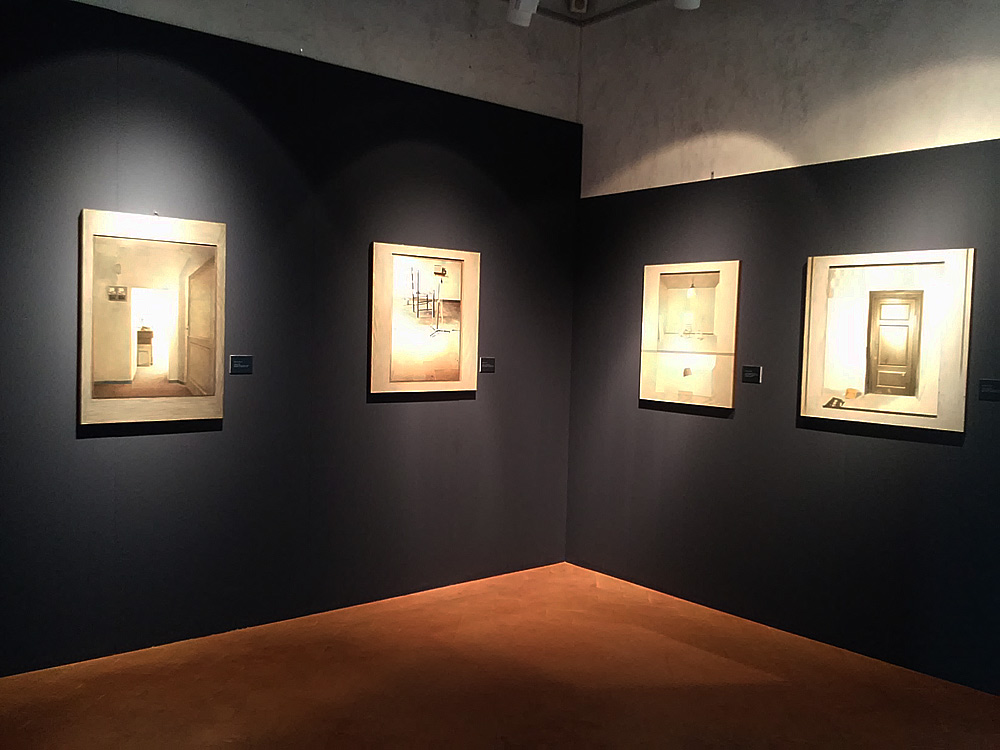 Sala della mostra Gianfranco Ferroni. Prima e dopo la Biennale del '68. Tutto sta per compiersi
