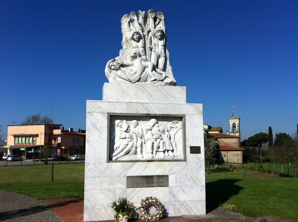 Larciano, Lo Stupore di Gino Terreni, il monumento alle vittime dell'eccidio del Padule di Fucecchio. Ph. Credit Matteo Grasso - Istituto Storico della Resistenza di Pistoia
