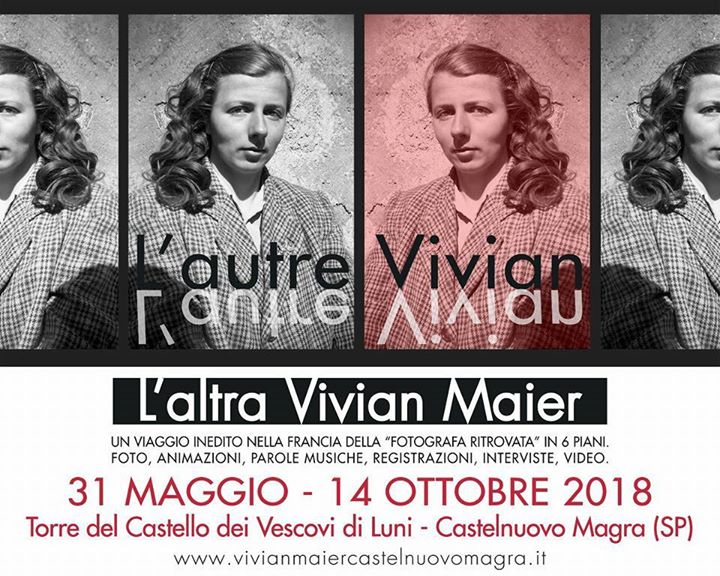 Locandina della mostra L'autre Vivian a Castelnuovo Magra
