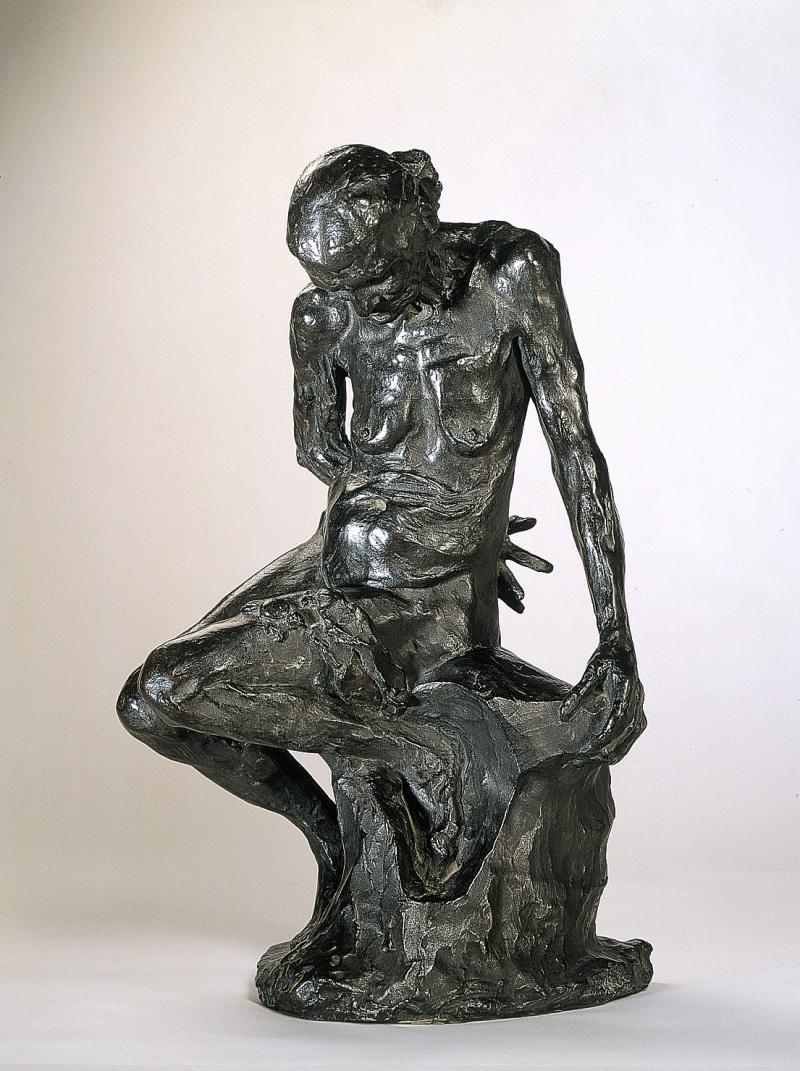 Auguste Rodin, Celle qui fut la belle heaulmière (1887; bronzo, 50 x 30 x 26 cm; Parigi, Musée Rodin