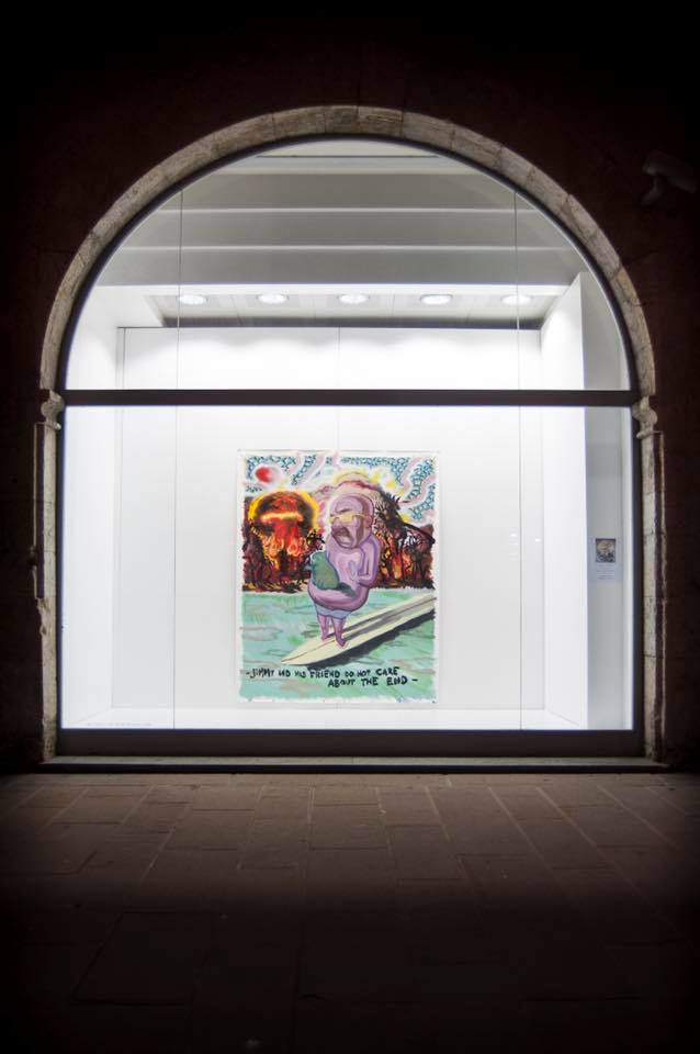 Jimmy esposto al Banco BPM di Pietrasanta
