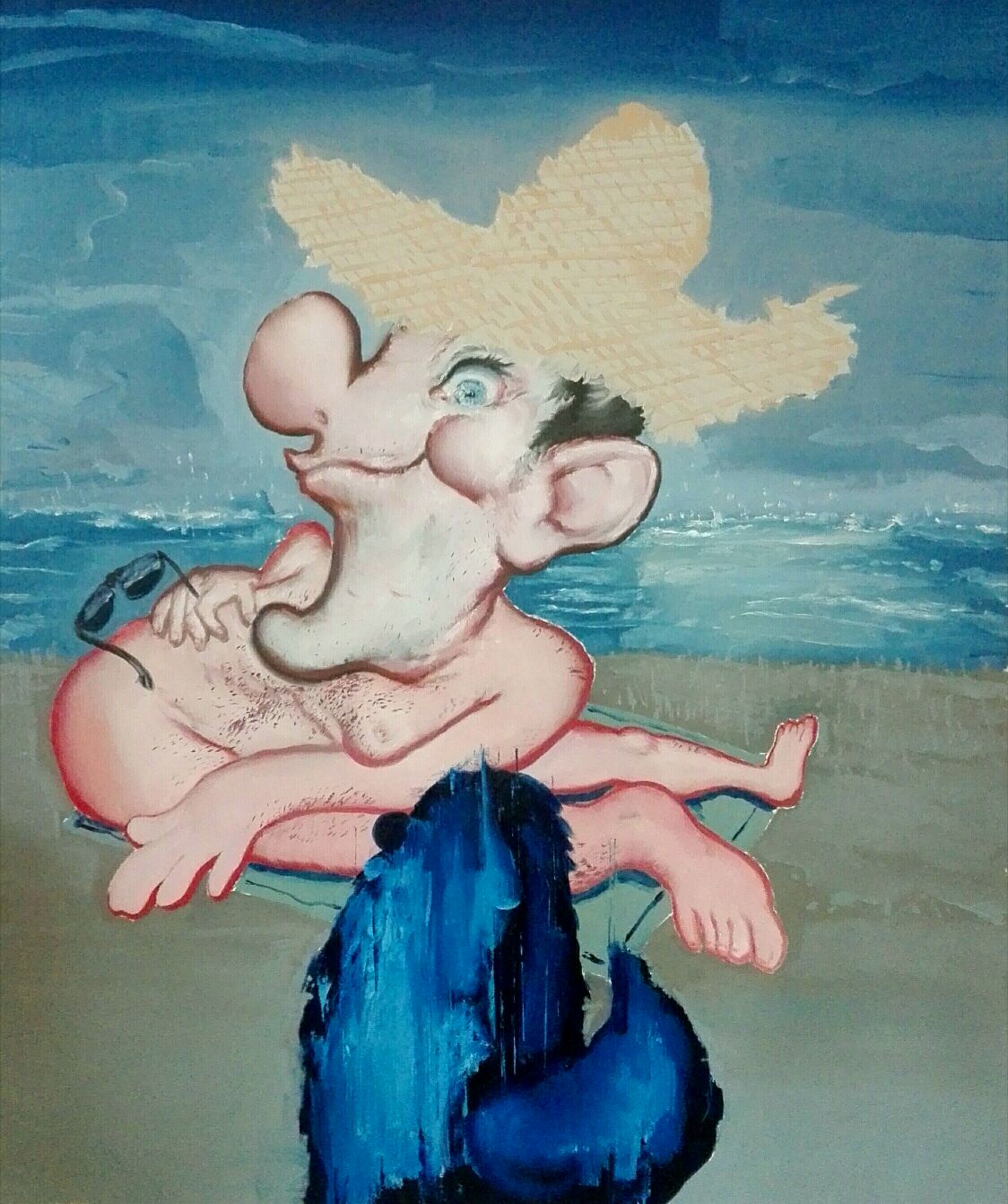 Roberto Chiabrera, Vision (2016; olio su tela, 120 x 100 cm)
