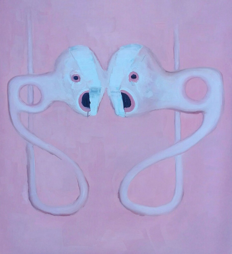 Roberto Chiabrera, Vision (2016; olio su tela, 120 x 100 cm)
