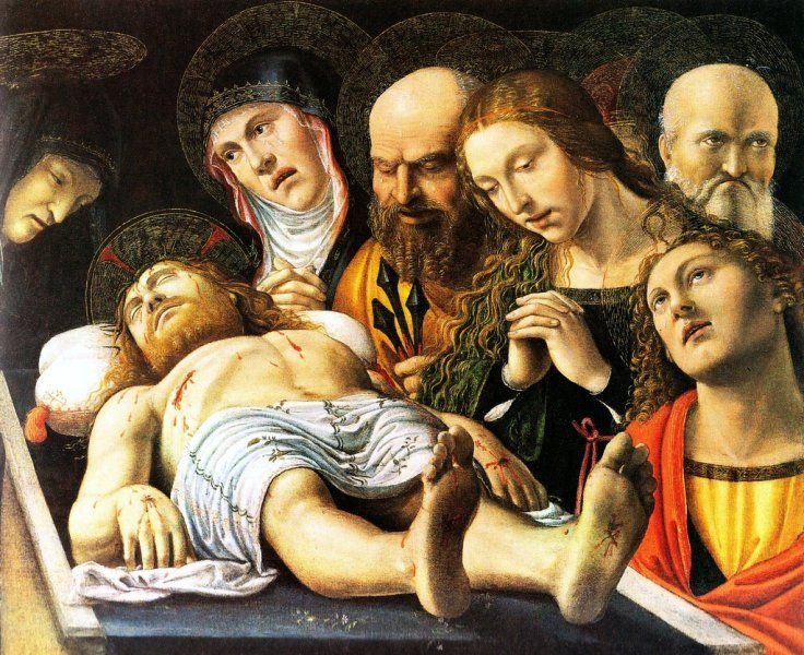 Sodoma, Compianto sul Cristo morto (1503 circa; olio su tela; Milano, Collezione privata)
