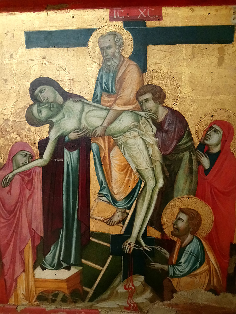 Maestro del Farneto, Dossale del Farneto, dettaglio
