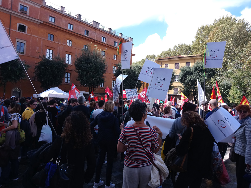 Momenti della manifestazione per la cultura del 6 ottobre