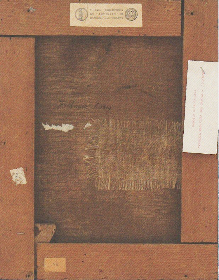 Francesco Hayez, Ritratto del conte Francesco Roberti, verso (1819; 56 x 48 cm; Bassano del Grappa, Musei Civici)
 Francesco Hayez, Ritratto del conte Francesco Roberti, verso (1819; 56 x 48 cm; Bassano del Grappa, Musei Civici)