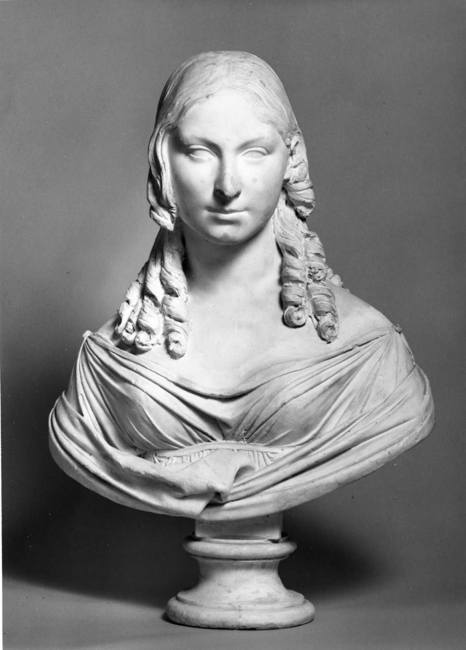 Lorenzo Bartolini, Busto-ritratto di Teresa Gamba Guiccioli, modello in gesso (1821; gesso, altezza 70 cm; Prato, Museo Civico di Palazzo Pretorio)
 Lorenzo Bartolini, Busto-ritratto di Teresa Gamba Guiccioli, modello in gesso (1821; gesso, altezza 70 cm; Prato, Museo Civico di Palazzo Pretorio)