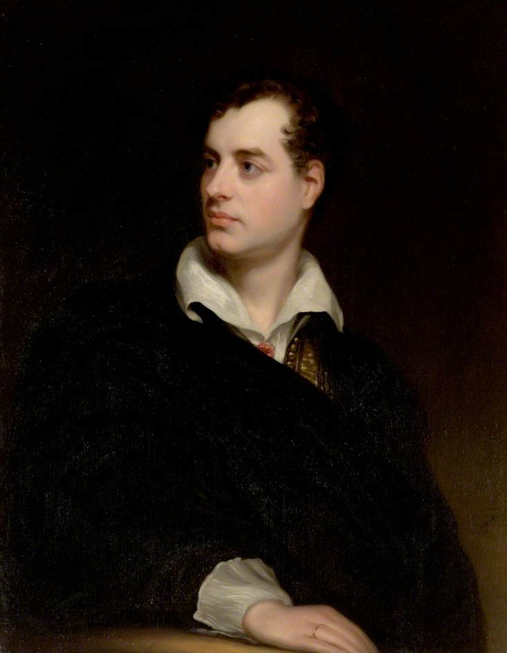 Thomas Phillips, Ritratto di Lord Byron (1813; olio su tela, 91 x 71 cm; Newstead, Newstead Abbey)
 Thomas Phillips, Ritratto di Lord Byron (1813; olio su tela, 91 x 71 cm; Newstead, Newstead Abbey)