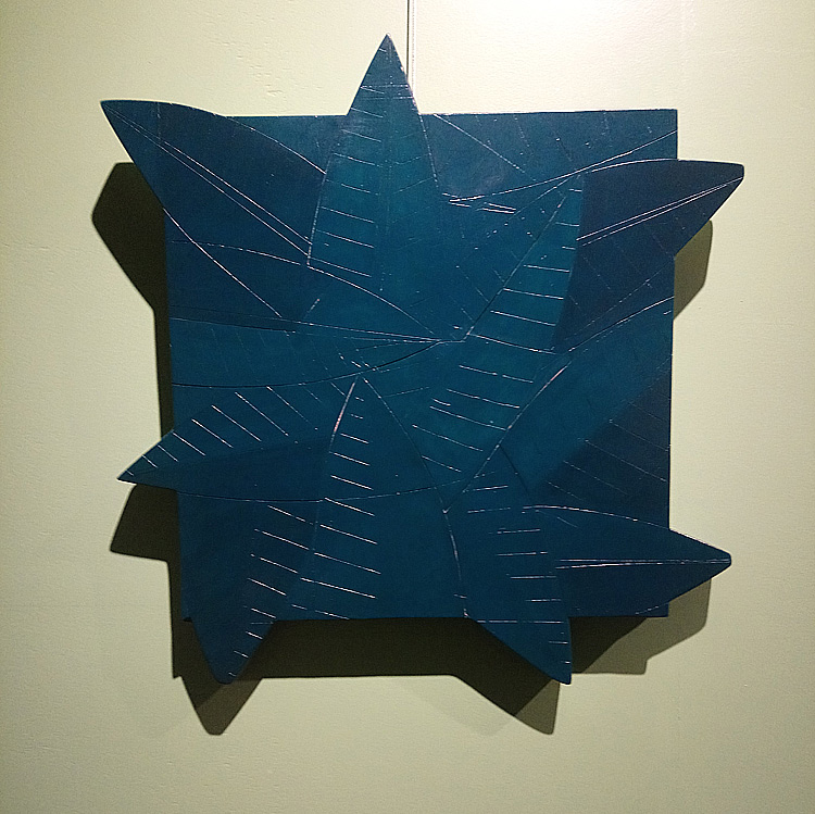 Luigi Mainolfi (2008; terracotta policroma, 58 x 55 cm)
