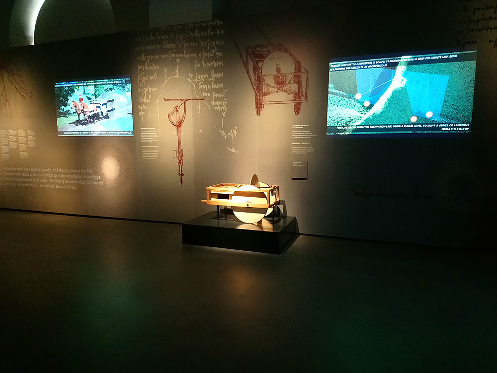 Immagini dalla mostra L'acqua microscopio della natura. Il Codice Leicester di Leonardo da Vinci. Ph. Credit Finestre sull'Arte
