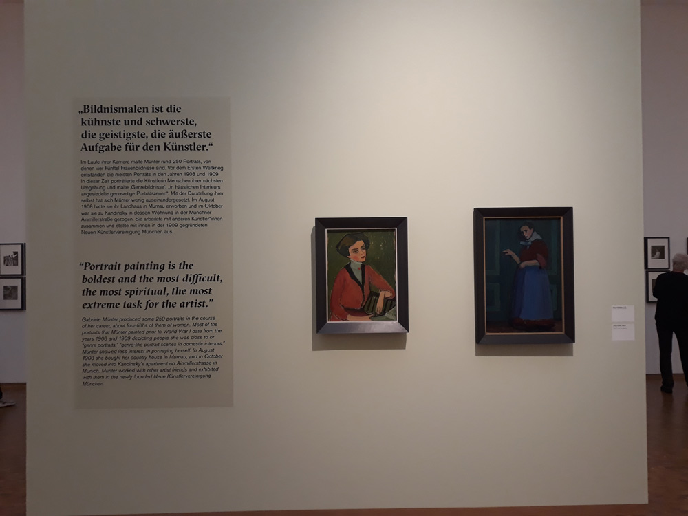 Allestimenti della mostra Gabriele Münter: Painting to the Point, Museum Ludwig, Colonia 2018. Ph. Credit Francesca Della Ventura
 Allestimenti della mostra Gabriele Münter: Painting to the Point, Museum Ludwig, Colonia 2018. Ph. Credit Francesca Della Ventura