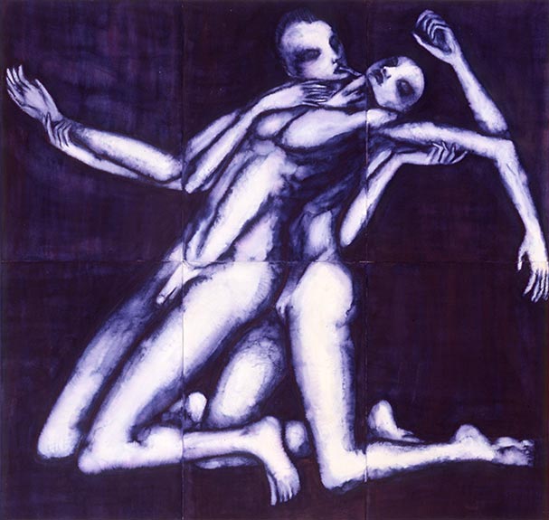 Andrea Chiesi, Curami (1998; inchiostro su carta, 200 x 210 cm)
