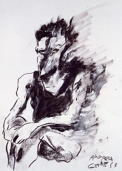 Andrea Chiesi, uno dei primi disegni
