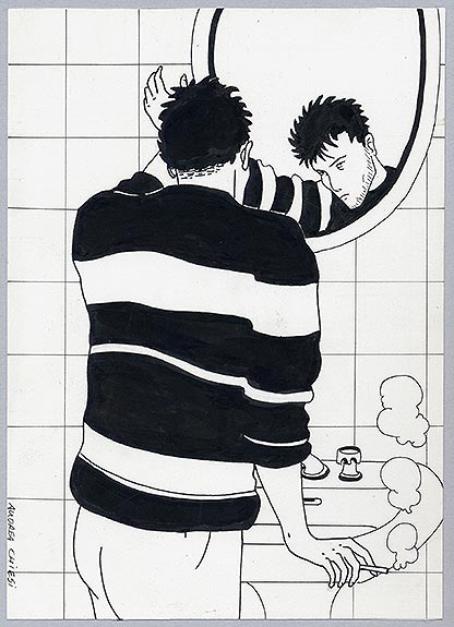 Andrea Chiesi, uno dei primi disegni
