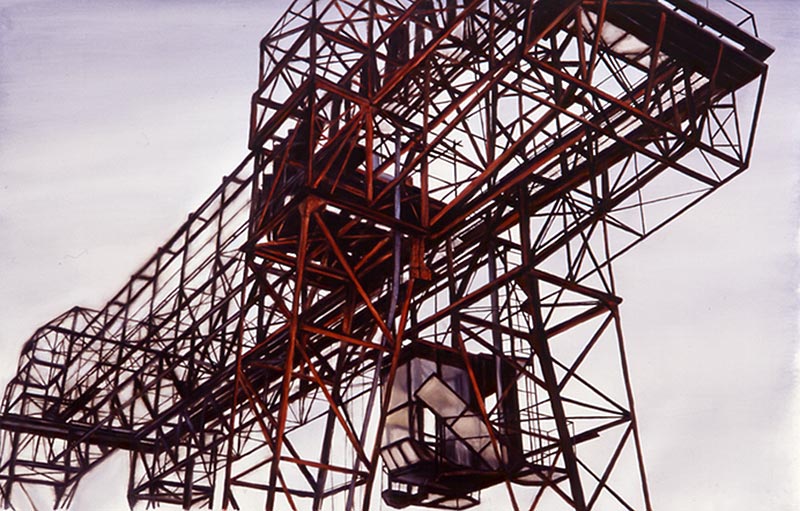 Andrea Chiesi, Siderale 26 (2000; olio su tela, 100 x 150 cm)
