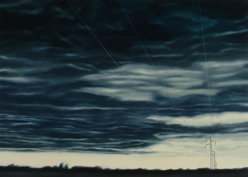 Andrea Chiesi, Venerdì 26-09-03 (2004; olio su tela, 100 x 140 cm)
