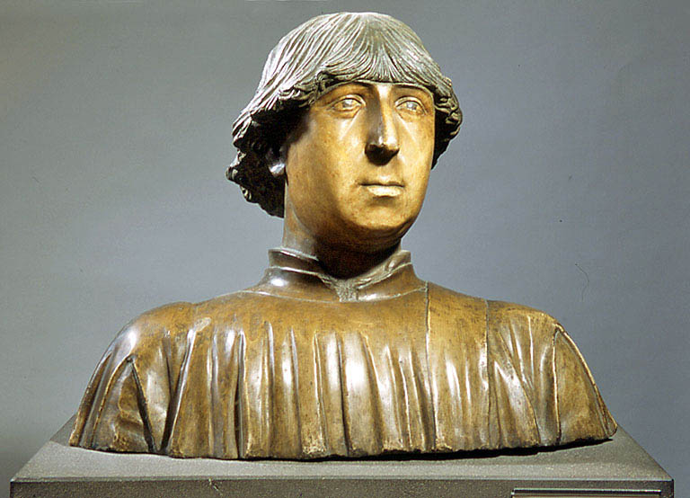 Ambito napoletano, Ritratto del re Ferrante d'Aragona (terzo quarto del XV secolo; marmo, 42 x 53 cm; Parigi, Louvre)
 Ambito napoletano, Ritratto del re Ferrante d'Aragona (terzo quarto del XV secolo; marmo, 42 x 53 cm; Parigi, Louvre)