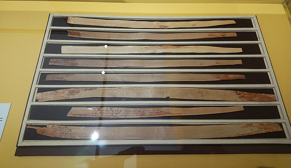 Manoscritti su foglia di palma (Modena, Biblioteca Estense Universitaria)
