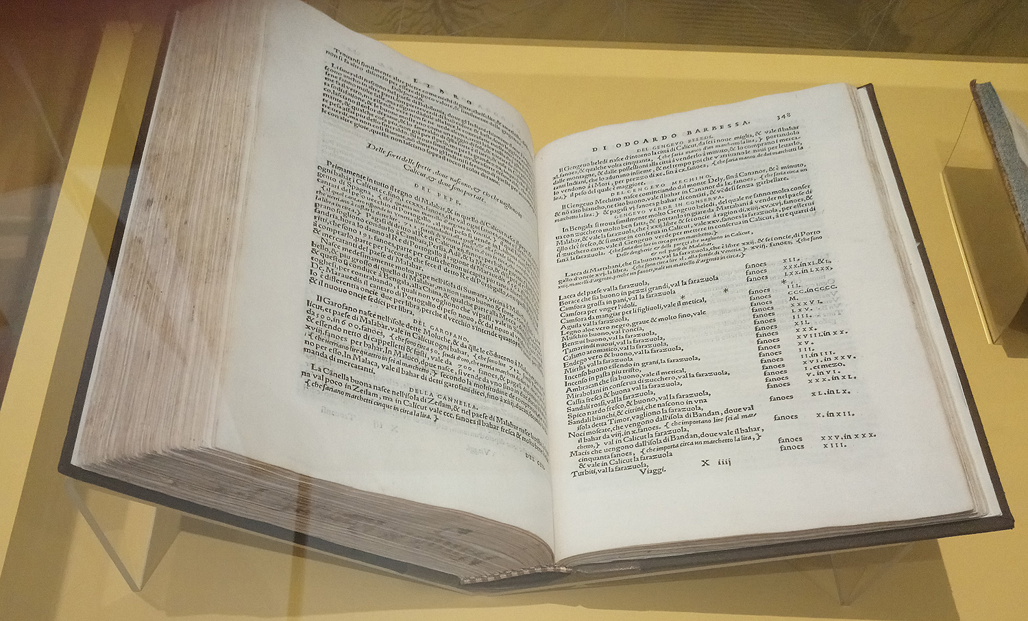 Giovanni Battista Ramusio, Primo volume delle nauigationi et viaggi, pubblicato in Venezia presso eredi di Lucantonio Giunti (1550; [4], 405, [1] c., ill., fol.; Modena, Biblioteca Estense Universitaria)
