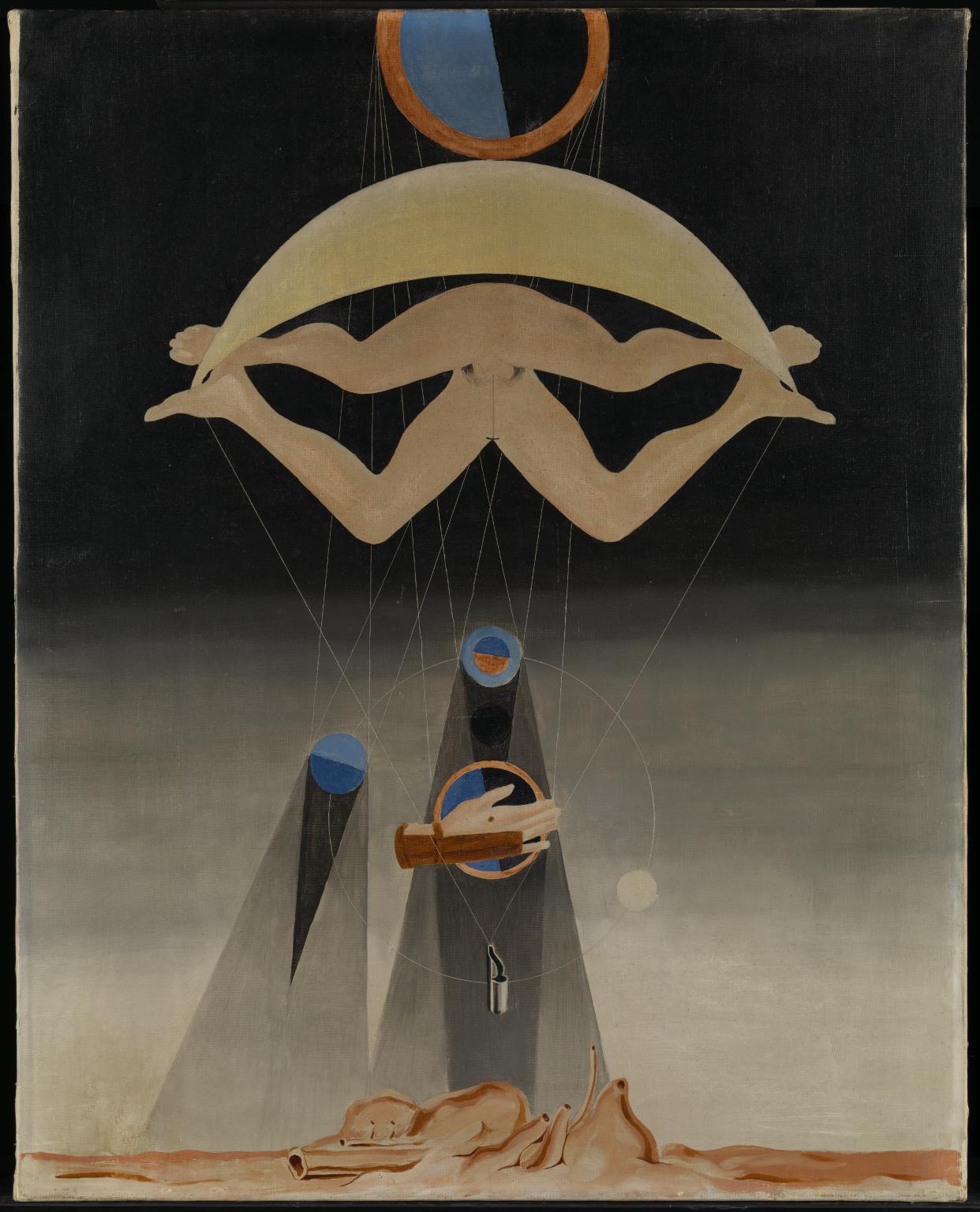 Max Ernst, Les hommes n'en sauront rien (1923; olio su tela, 80,3 x 63,8 cm; Londra, Tate Modern)
