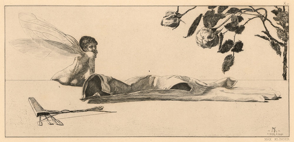 Max Klinger, Ein Handschuh, Tavola 10: Amor
