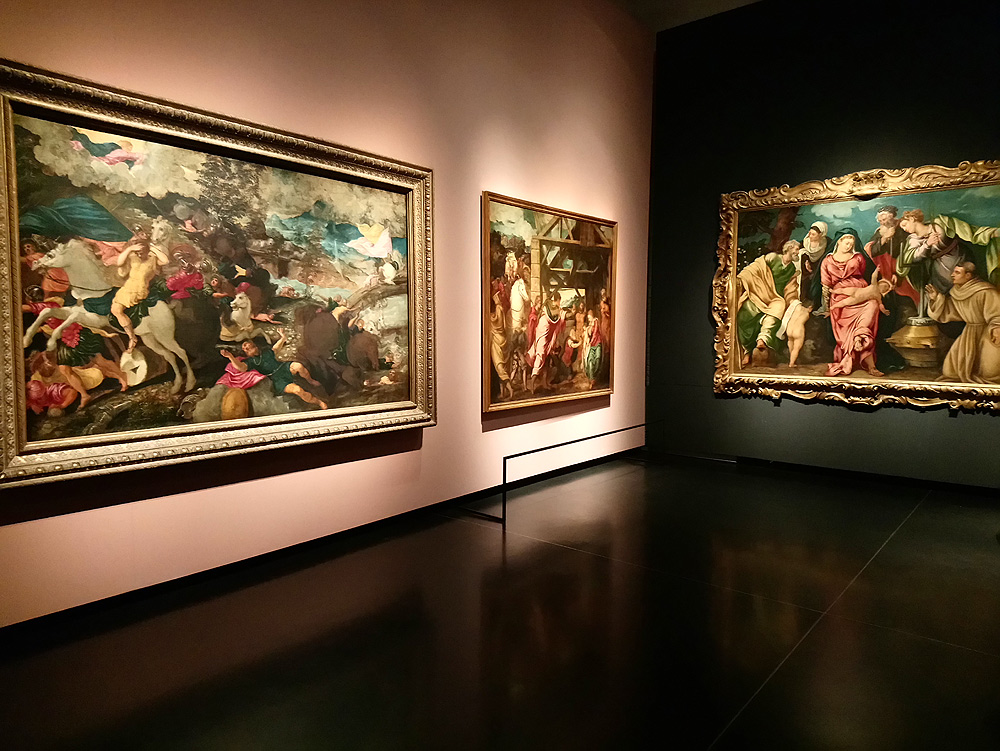 Sala della mostra Il giovane Tintoretto a Venezia, Gallerie dell'Accademia
