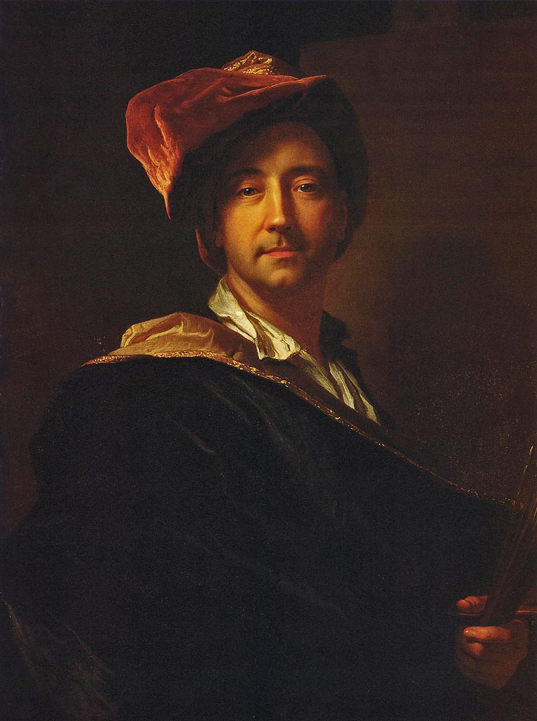 Hyacinthe Rigaud, Autoritratto con turbante (1698; olio su tela, 84 x 67 cm; Perpignano, MusÃ©e Hyacinthe Rigaud)
