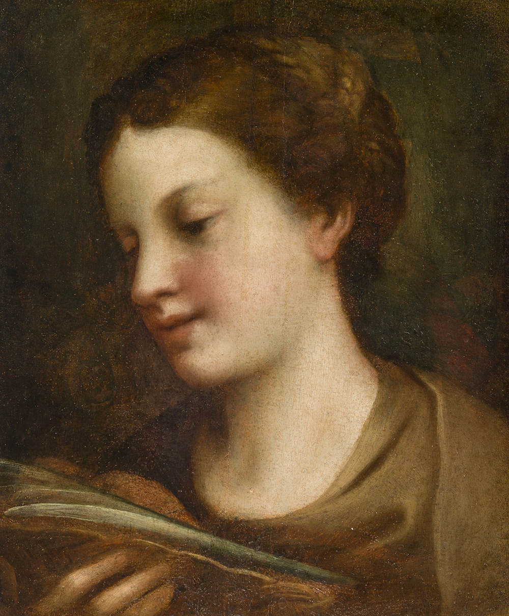 Correggio, Sant’Agata (1525-1528; olio su tavola, 29 x 34 cm; collezione privata)
