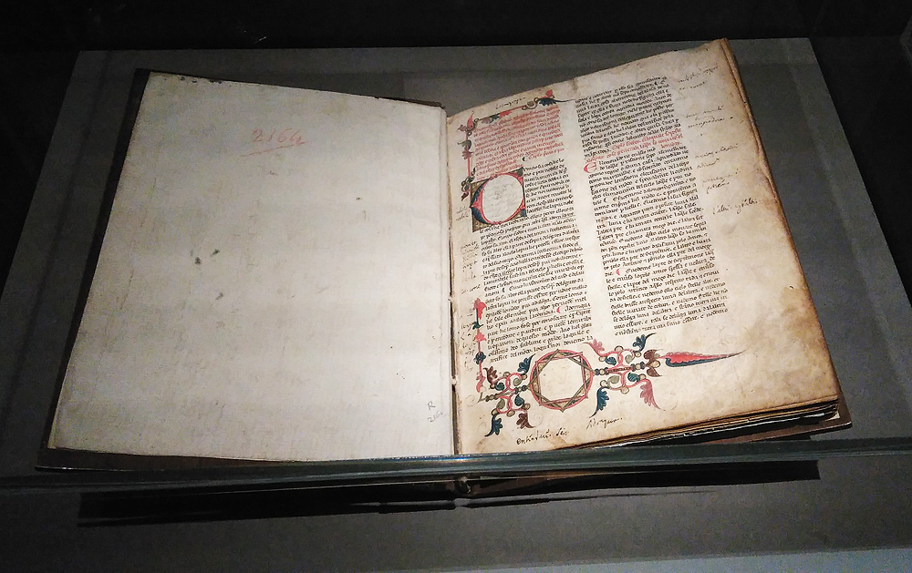 Ristoro d’Arezzo, La composizione del mondo con le sue cascioni (XIII secolo; manoscritto membranaceo; Firenze, Biblioteca Riccardiana)
