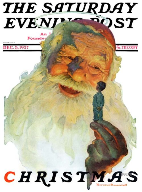 Norman Rockwell, Copertina del Saturday Evening Post del 3 dicembre 1927
