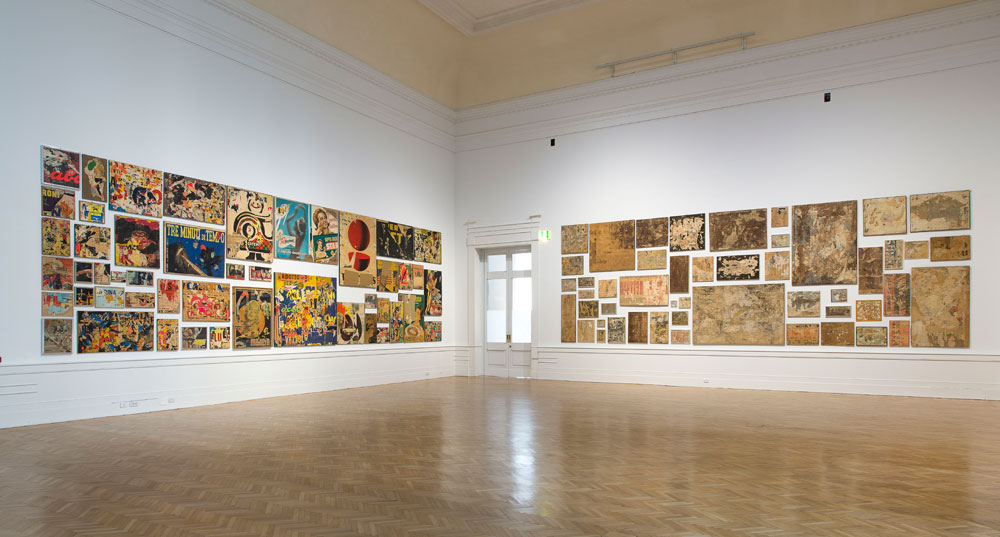 Mimmo  Rotella  Manifesto, veduta  della  mostra  alla  Galleria  Nazionale  d’arte  Moderna  e  Contemporanea, Roma, 2018 (Ph.Credit Giorgio Benni)
