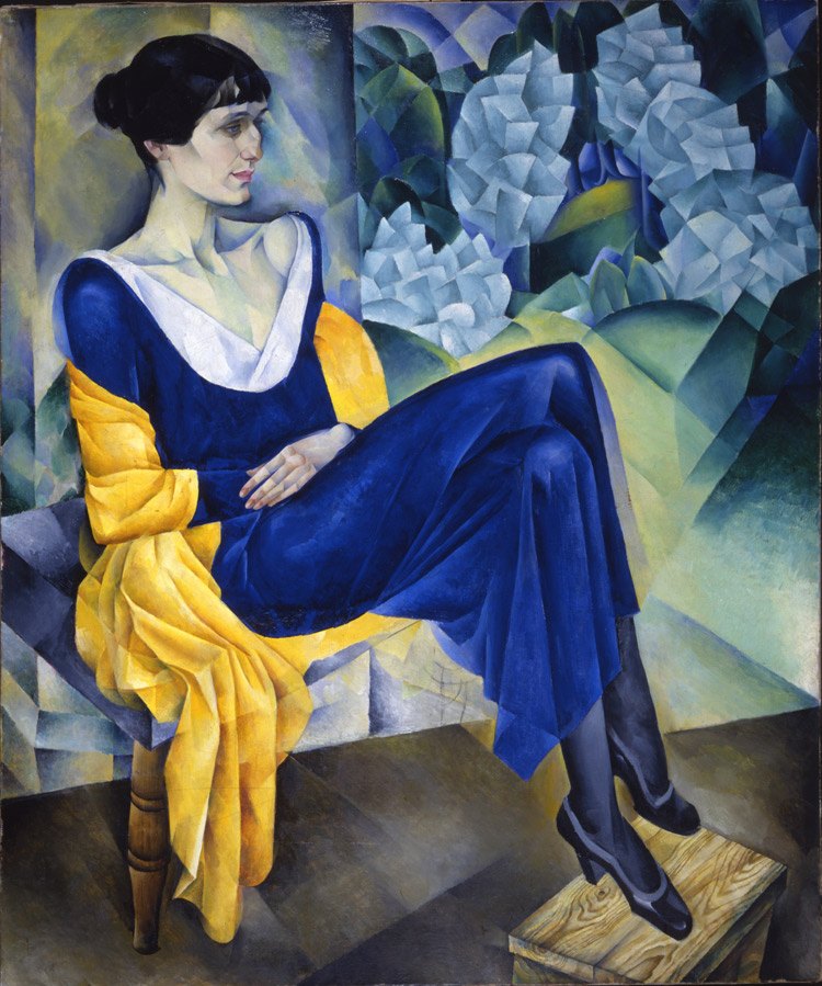 Nathan Alrman, Ritratto di Anna Achmatova, olio su tela, 1915