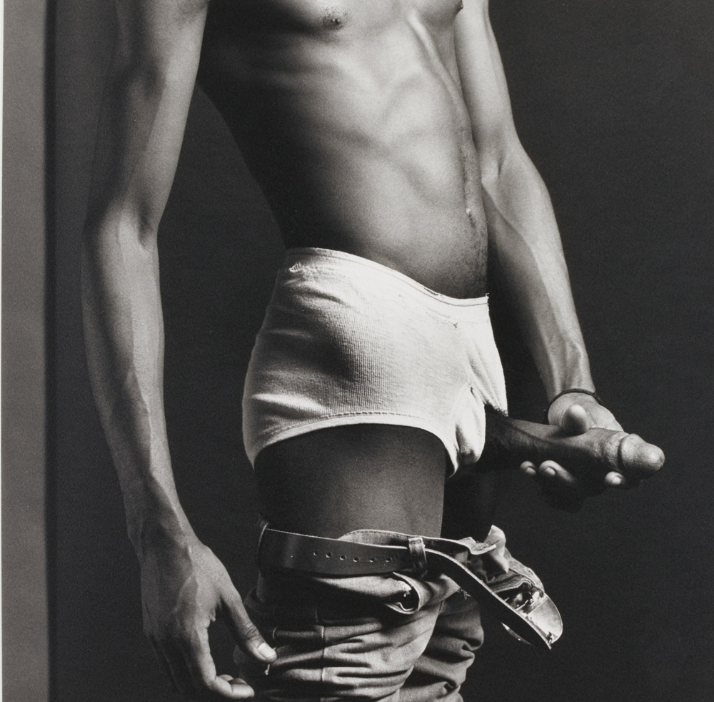 Robert Mapplethorpe, Phillip Prioleau (From Portfolio Z) (1980; stampa al selenio, 19,1 x 19,1 cm)
